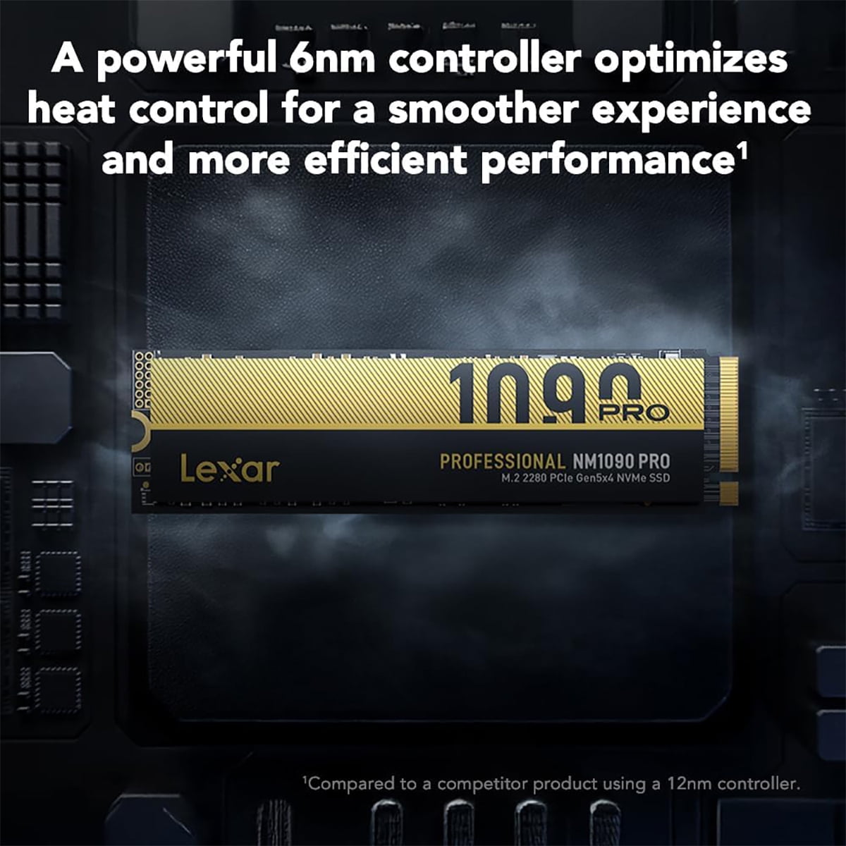 Lexar Professional NM1090 PRO 2TB PCIe Gen 5x4 NVMe M.2 Internal SSD