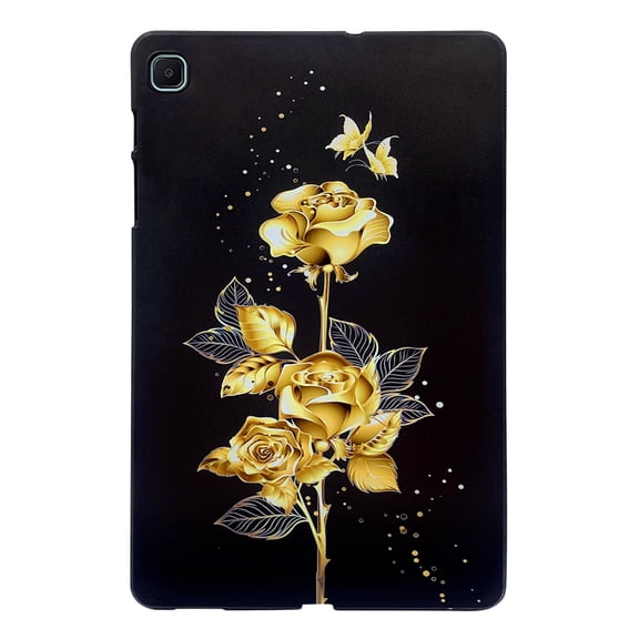 ELEHOLD Full Body Case for Samsung Tab A 10.1 (2019), Lightweight Butterfly Slim Fit Shock-Resistant Protective Case with Soft TPU Back,A
