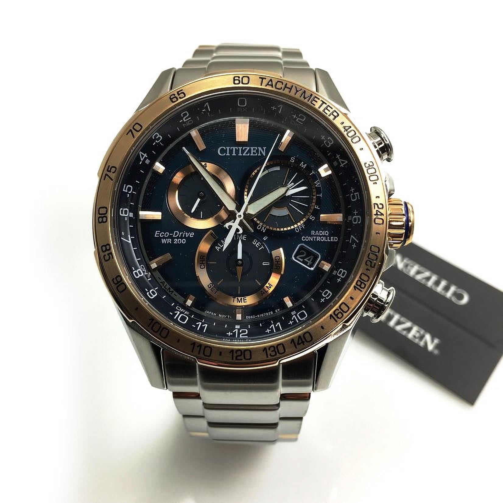 Citizen PCAT Eco-Drive Men's Watch, Blue Dial, Stainless Steel