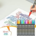thumbnail image 6 of College Supplies under $1 Double Line Pen 8 Colors Set Hand Account Note Mark Pen Highlighter8ML, 6 of 9