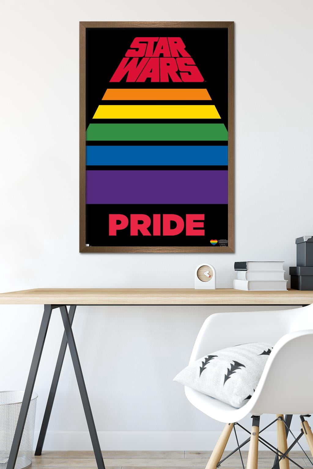 Star Wars: Saga - Scroll Pride Wall Poster, 22.375" x 34" Framed