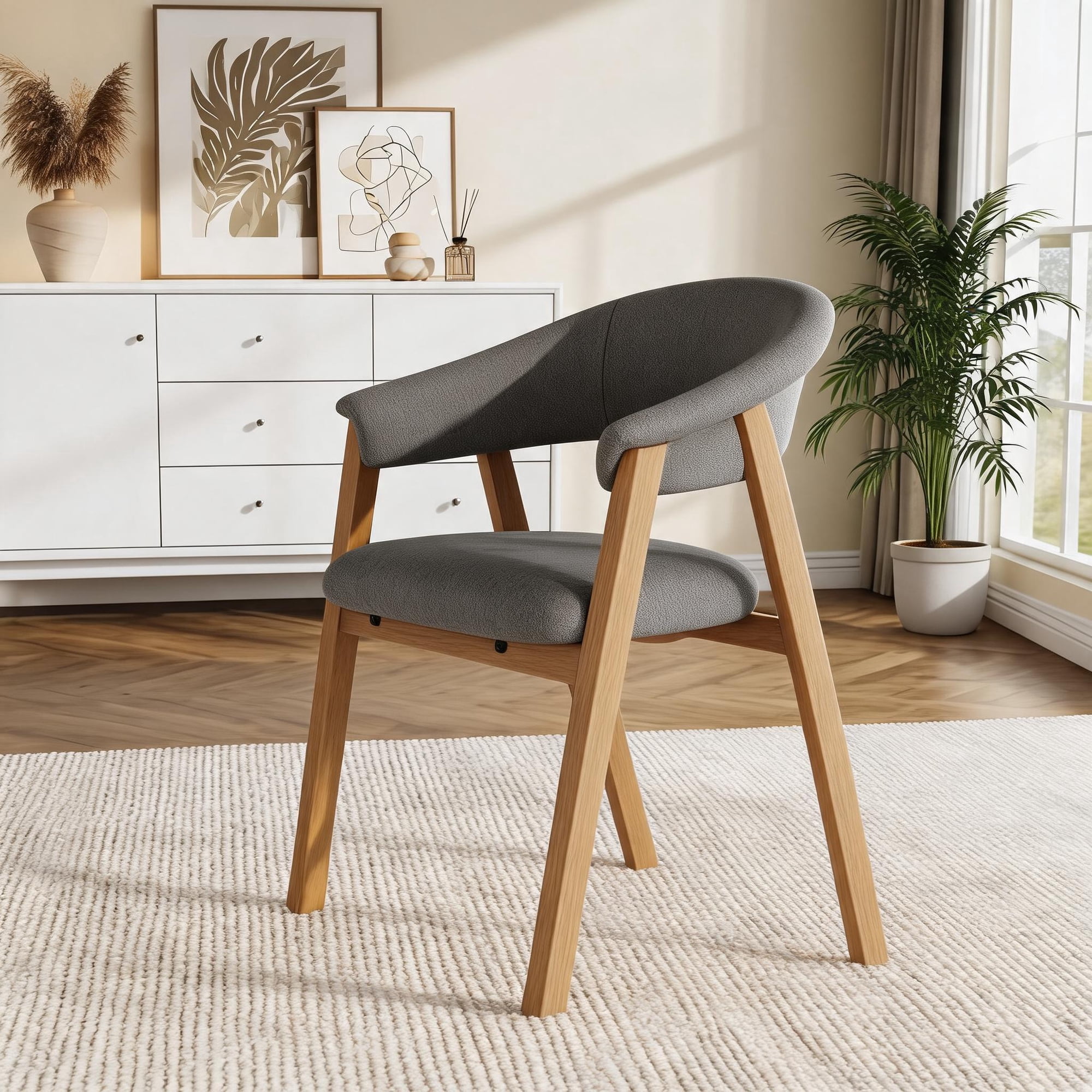 1pcs modern upholstered dining chairs product