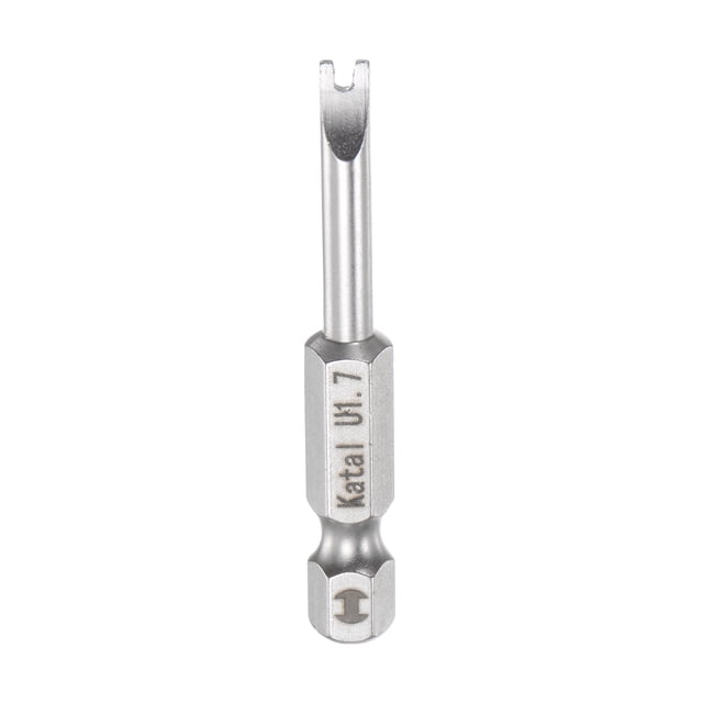 Unique Bargains 1.7mm Magnetic Spanner U Type Screwdriver Bit 1/4' Hex Shank 2' Length Screw Driver