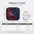 thumbnail image 3 of Vsdgher Cool Wolf Head Print Car Windshield Sun Shade, Reflective Sunshade Window Sunshade Sun Visor Protector Fit for Cars,Trucks,SUVs-Small, 3 of 6