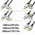 thumbnail image 4 of DisplayPort Male Cable DP1.4 Wide Compatibilities Supports 4K 60Hz and 2K 144Hz Clear Visuals And Immersived Sound, 4 of 9