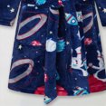 thumbnail image 6 of TOWED22 Kid Fleece Hooded Robes Girls Cartoon Bathrobes Boys Soft Plush Sleepwear Toddler Fuzzy Pajamas, 6 of 6