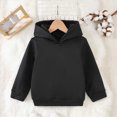 thumbnail image 2 of Gerichy Kids Cotton Hoodies Loose Plain Pullover Hoodie Sweatshirts Boys Girls Soft Fall Winter Casual Clothes 2T-10T, 2 of 6