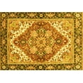 thumbnail image 1 of Ahgly Company Indoor Rectangle Persian Yellow Traditional Area Rugs, 7' x 10', 1 of 4