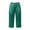 Green, variant on Asxite Plus Size Womens Pajamas Pants Casual Breathable Ice Silk Solid Loose Cropped Sleepwear