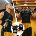 thumbnail image 4 of Weightlifting Wrist Straps Gym Lifting Support Double Leather Layer Enhanced Grip Powerlifting Workout Hand Wrist Sports Accessories, 4 of 9