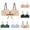 Beige, variant on Swuxness Women's Push Up Wireless Bra, Womens Bras, Women Stripe Front Back Closure Thin Push Up Support Comfortable Breathable Bra Black, 38/85C