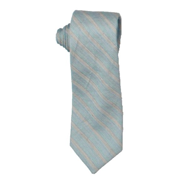 Calvin Klein Mens Silk Blend Striped Neck Tie