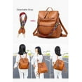 thumbnail image 3 of LHSHID Sac à Dos pour Femmes Mode Cuir PU Designer Voyage Grands Sacs à Main pour Dames, 3 of 7