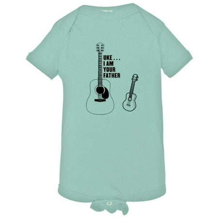 

PleaseMeTees™ Baby Guitar Uke I Am Your Father Star Wars HQ Jumpsuit