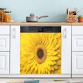 thumbnail image 4 of Yellow Sunflower Dishwasher Magnet Covers for The Front Magnetic Dishwasher Cover Home Cabinet Decals 20" x 26" Refrigerator Door Home Decor, 4 of 5