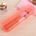 thumbnail image 6 of opvise Protable Outdoor Travel Toothbrush Tooth Paste Storage Container Box Holder Light Pink, 6 of 8