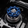 thumbnail image 4 of Car Accessories Engine Start Ignition Stop Button Protective Cover Blue, 4 of 8