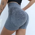 thumbnail image 4 of Aayomet Sports Running Shorts Yoga Shorts for Women, 8" High Waist Spandex Compression Women Shorts with Side & Inner Pockets,Gray S, 4 of 5