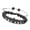 ZJ6568, variant on Stone Bracelet Helmets Beads Bracelet Men Bracelet Adjustable Woven Bracelet Zircon Texture for Cosplay