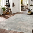 thumbnail image 6 of Pasargad Home Beverly 8' x 10' Hand-Loomed Bamboo Silk Silver/Blue Rug - All Ages, Indoors, 6 of 6