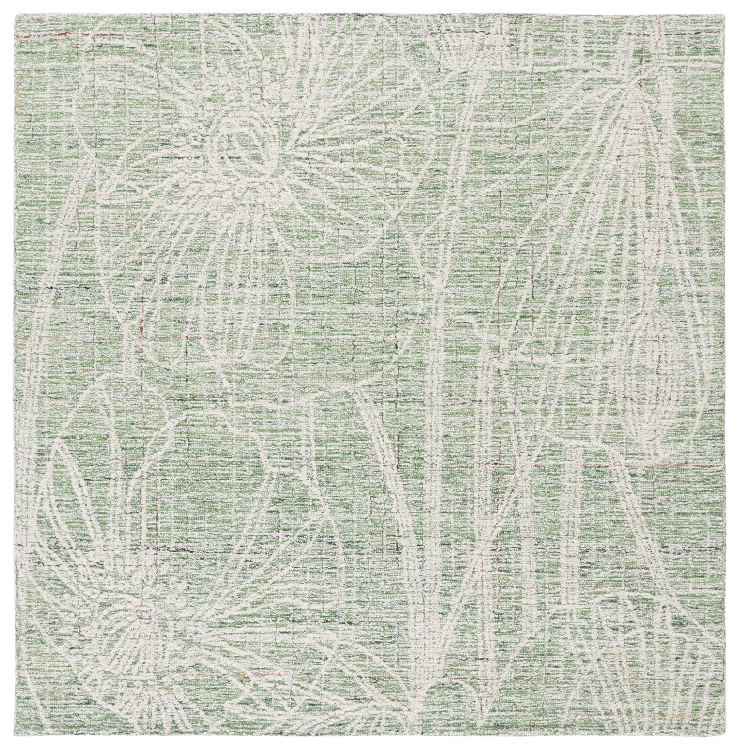 Safavieh Metro Devona Floral Area Rug, Green/Ivory, 6' x 6' Square