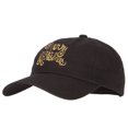thumbnail image 2 of Glitter Merry Christmas Embroidered Unstructured Washed Cap - Black OSFM, 2 of 5