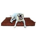 thumbnail image 1 of Five Diamond Collection Shredded Memory Foam Orthopedic Dog Bed, Made In USA (Brown,For Large Breed Dogs, 40" x 35"), 1 of 1