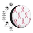 thumbnail image 5 of Multi-Size Car Tire Dust Cover Sunscreen, Corrosion, Dust And Water Keep Spare Tires Clean Classic Pink Ribbon Pattern 16 Inch, 5 of 8
