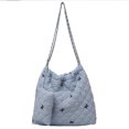 thumbnail image 2 of Bolso Bandolera Acolchado Con Patrón Lazo para Mujer Ocio Gran Capacidad Pequeño, 2 of 9