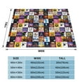 thumbnail image 2 of Broadway'S Must Sees Throw Blanket 50"X40" Soft Flannel Lightweight Plush Air Conditioner Quilt Suitable For Sofa,Living Room,Bedroom,Double Bed, 2 of 4