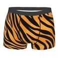 thumbnail image 3 of Cool Bengal Tiger Stripe Print Boxers Shorts Panties Male Underpants Breathbale Animal Texture Briefs Underwear, 3 of 7