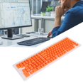 thumbnail image 3 of Two Colors Injection Keyboard Keycaps, OEM Keyboard Keycaps Wear  Ergonomic Design  for 78/82/84/87 Keys Keyboard for 61/64/68/71 Keys Keyboard Orange Red Black Letters,Black Red, 3 of 8