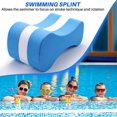 thumbnail image 5 of Foam Pull Buoy Eva Kick Legs Board Kids Adults Pool Swimming Training-Blue+White, 5 of 5
