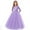 Violet, variante sur Robe Longue en Dentelle Florale Vintage pour Filles Manches 3/4 Robe de Soirée de Mariage Robe de Danse Formelle