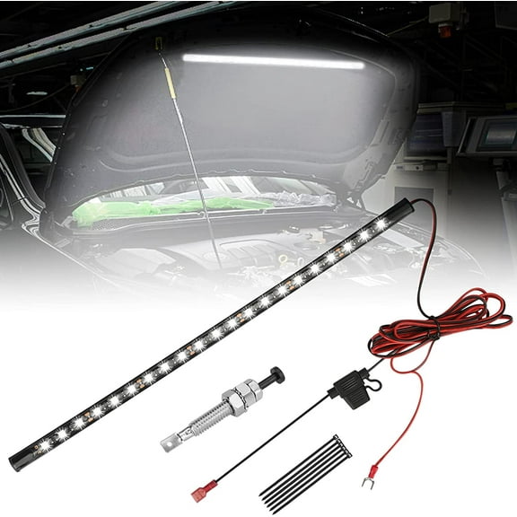 From China Linkstyle Under Hood LED Light Kit, 12V Underhood Work Light Strip, with Automatic On/Off Switch, for Car SUV RV Pickup Boat