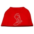 thumbnail image 1 of Rhinestone Boot Shirts Red Xxxl (20), 1 of 1