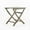 Gray, variant on GDF Studio Rabion Outdoor Acacia Wood Folding rectangle Bistro Table, Gray