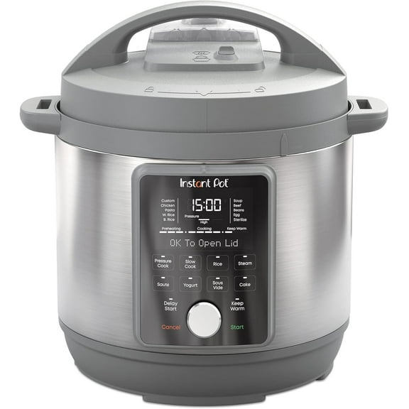 8-Quart Whisper Quiet 9-in-1 Electric Pressure Cooker, Slow Rice Cooker, Steamer, Sauté, Yogurt Maker, Warmer & Sterilizer, App With Over 800 Recipes