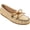Champagne Deerskin, variant on Minnetonka Women's Deerskin Soft-T Moccasin,Black Deerskin,7.5 M US