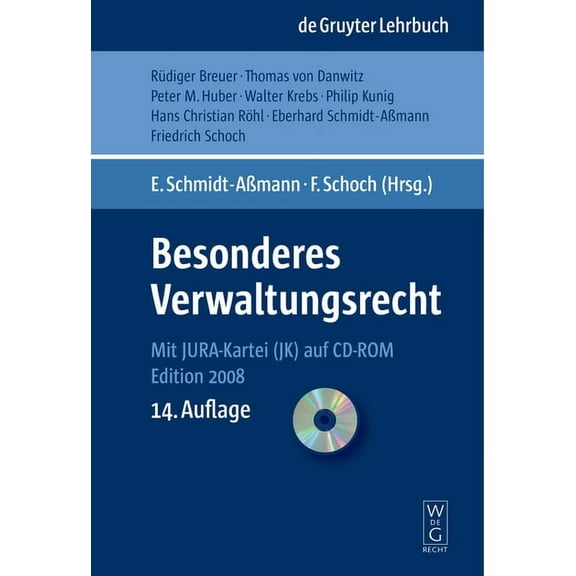 de Gruyter Lehrbuch Besonderes Verwaltungsrecht, (Hardcover)
