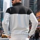 thumbnail image 5 of pstuiky camisetas de manga larga para hombre, Sudadera con capucha informal de manga larga con cuello alto y bolsillo y media cremallera para hombre top de hombre l, 5 of 9