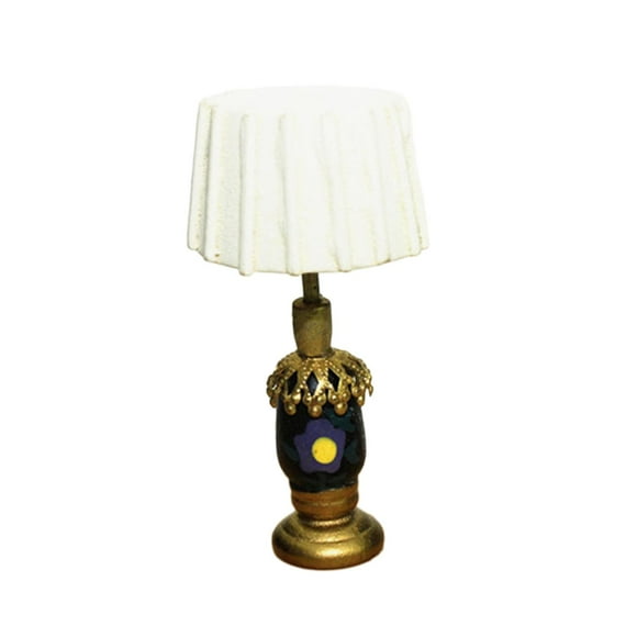 1/12 Miniature Table Lamp Model Miniature Desk Lamp Model for Study Decor