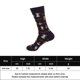 thumbnail image 2 of Calcetines Calcetines unisex de media pantorrilla Calcetines de novedad de moda Hombres Mujeres Vestido diario (Negro) Ygjytge multicolor Única para Hombre, 2 of 2