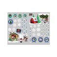 thumbnail image 2 of Fiudx Liquidación navideña Copos de nieve navideños fijados con decoración de ventana de pared decorativa, 2 of 2