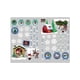 thumbnail image 2 of Fiudx Liquidación navideña Copos de nieve navideños fijados con decoración de ventana de pared decorativa, 2 of 2