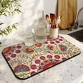 thumbnail image 4 of Washable Rubber Dish Drying Mats for Kitchen Counter Home Large Coffee Bar Pad Accessories and Decor for Utensils Stemware 19.5''''x12'''', 4 of 6
