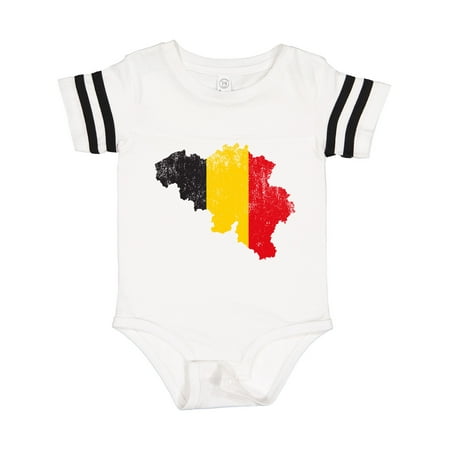 

Inktastic Belgian Map Flag Gift Baby Boy or Baby Girl Bodysuit