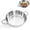 11.02in, variant on Titanium Hammered Pan, Upgrade Double Handle No Coating Non-Stick Titanium Cookware, Ultra-Durable, Scratch-Resistant, Even Heating Frying Pans, Compatible with Cooktops,11.02in