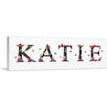 thumbnail image 1 of ARTCANVAS KATIE Girls Name Room Decor Canvas Art Print - Size: 36" x 12" (1.50" Deep), 1 of 9