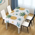 thumbnail image 3 of Yayeee Tablecloths for Rectangular Tables 60 x 60 inch Party Table Cover, Pineapple, 3 of 6